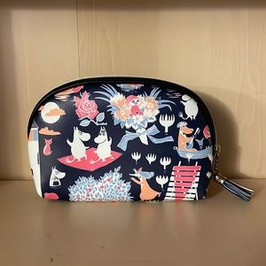 Moomin Moomintroll Zipper Makeup Bag